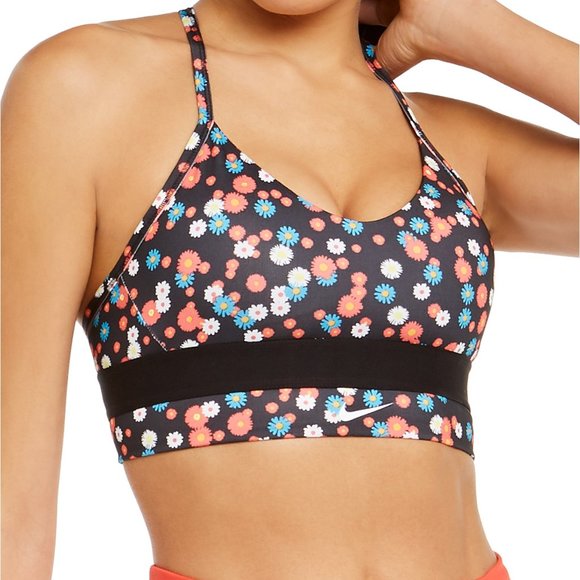 floral nike sports bra